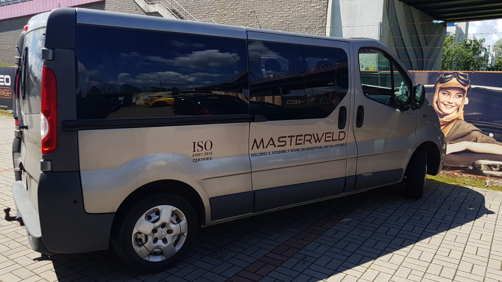 MASTERWELD crew vehicle used for European project mobilisation